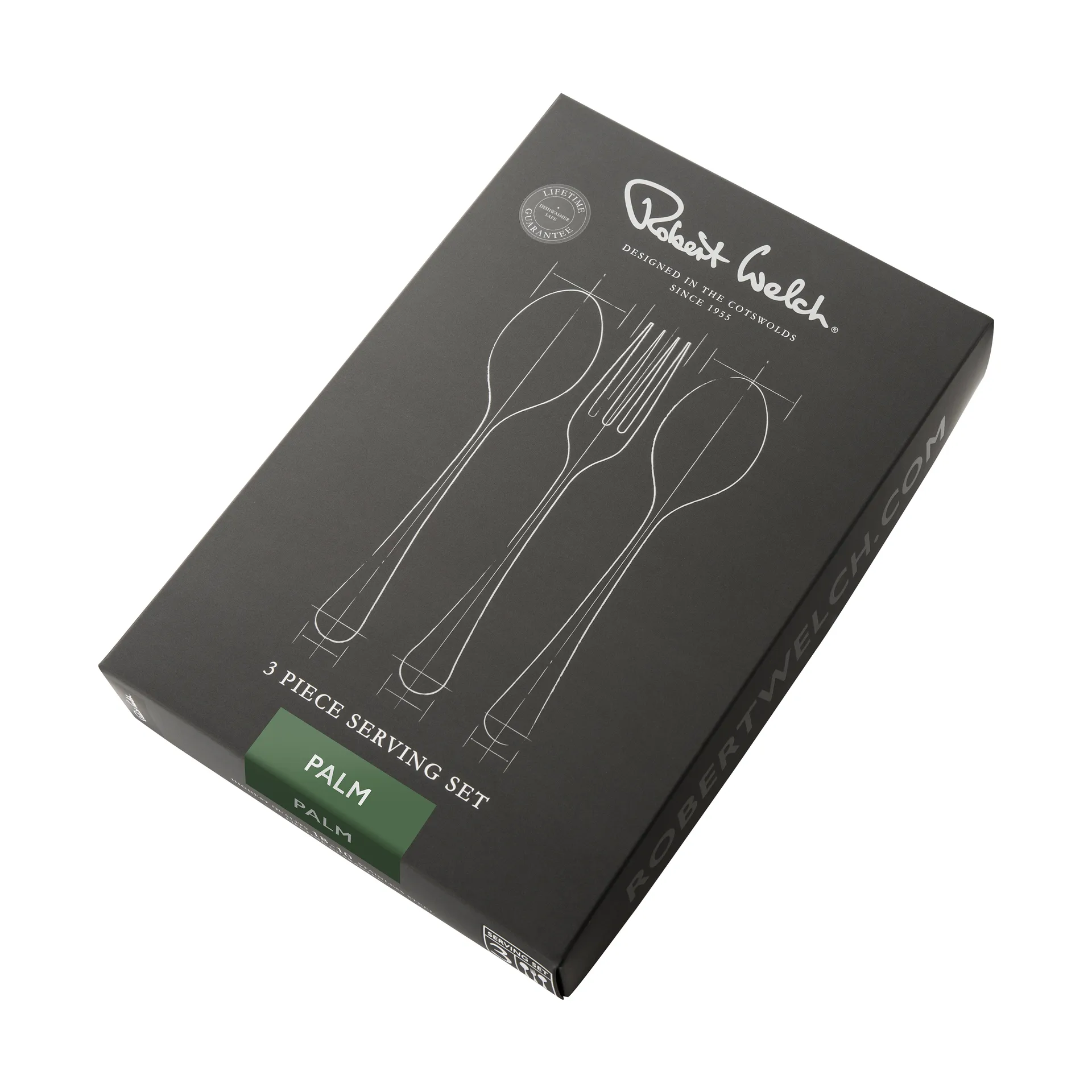 Posate da portata Palm Bright, 3 pezzi, Acciaio inox Robert Welch