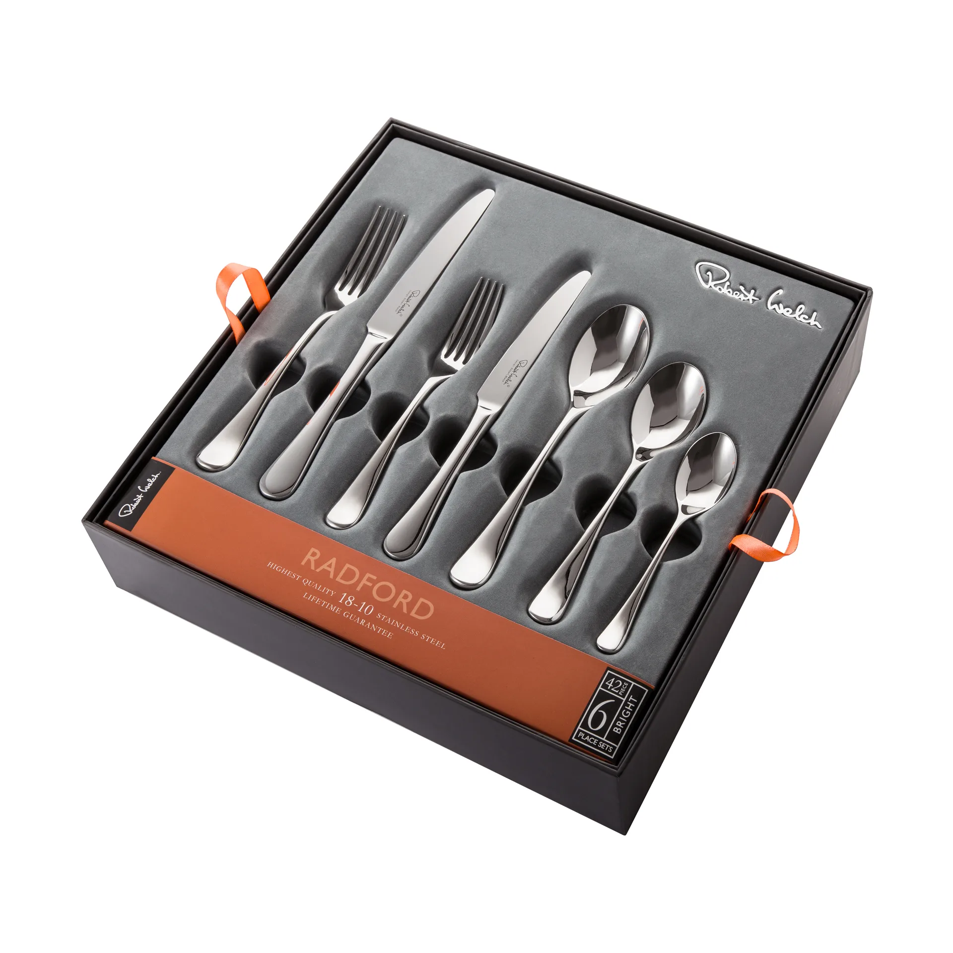 Posate lucide Radford, 42 pezzi Robert Welch