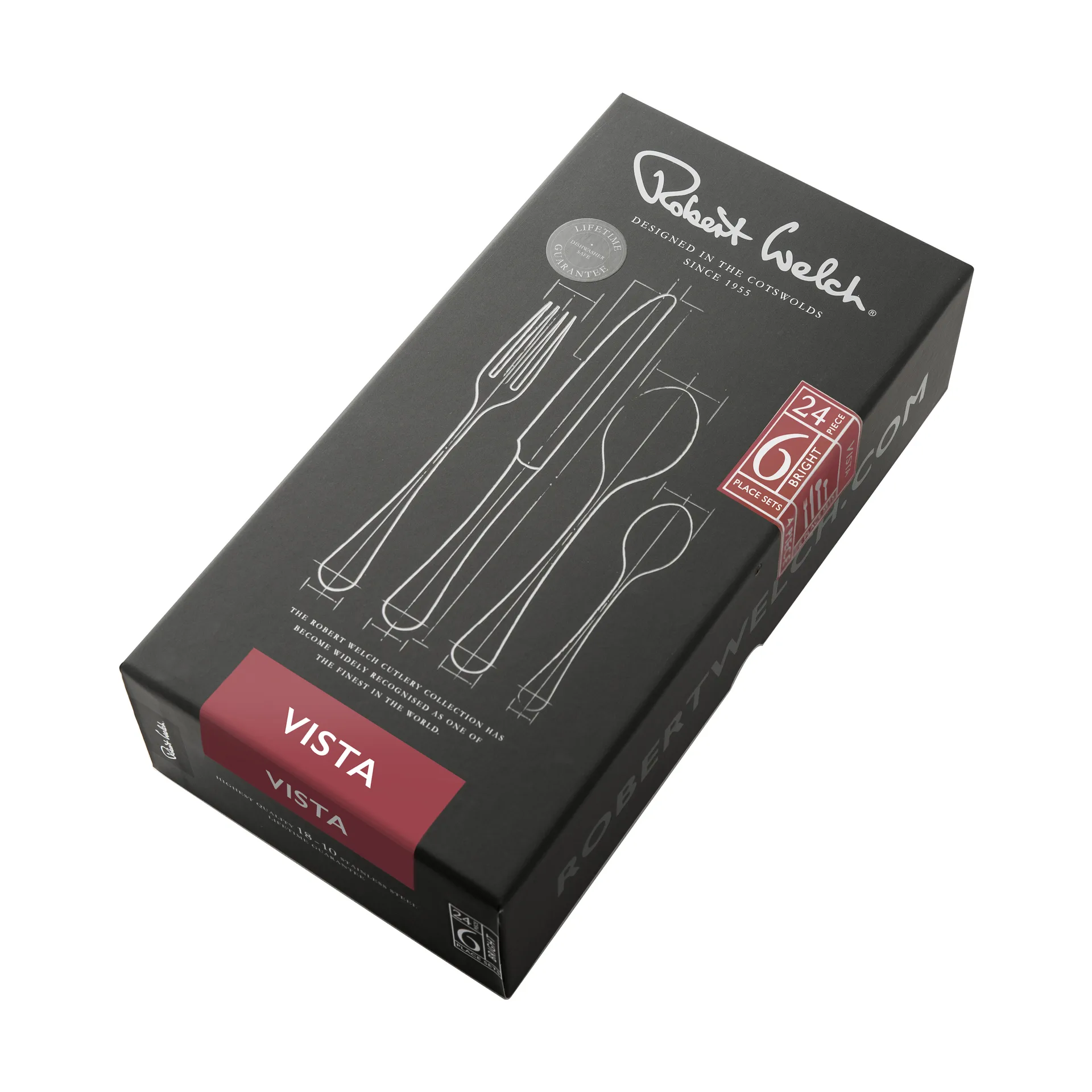 Set di posate Vista Bright, 24 pezzi Robert Welch