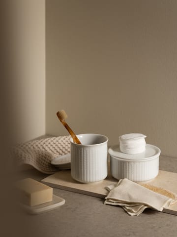 Barattolo portaoggetti Swedish Grace basso S 0,3 L - Neve - Rörstrand
