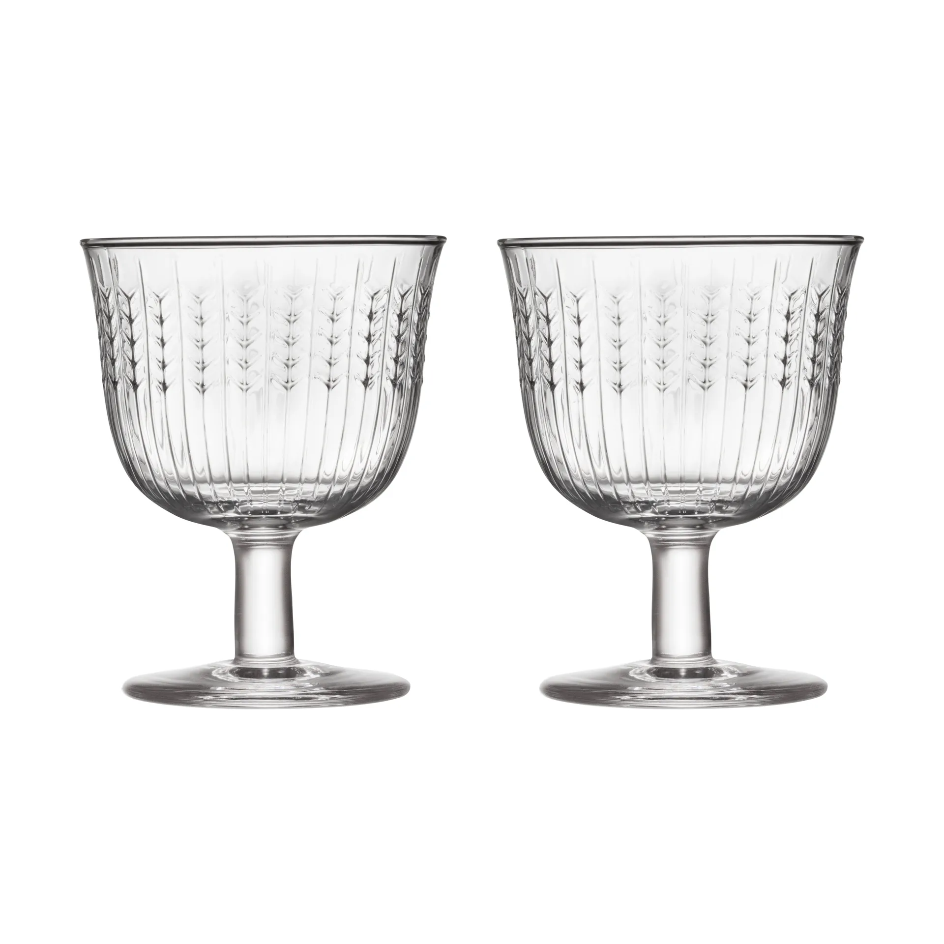 Bicchiere Swedish Grace con piede 25 cl 2 pezzi, Trasparente Rörstrand