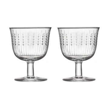 Bicchiere Swedish Grace con piede 25 cl 2 pezzi - Trasparente - Rörstrand