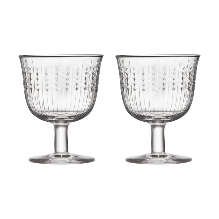 Bicchiere Swedish Grace con piede 25 cl 2 pezzi - Trasparente - Rörstrand