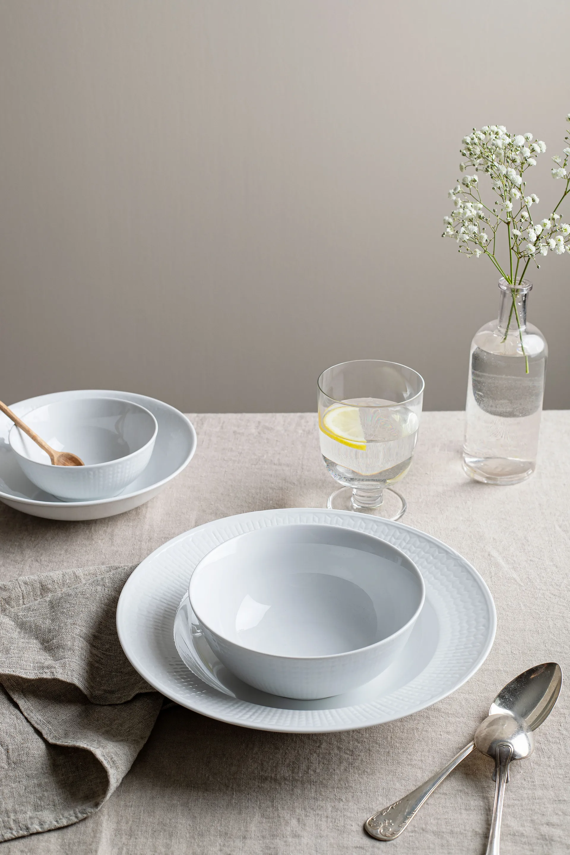 Ciotola Swedish Grace 60 cl confezione da 8 - Neve (bianco),  Rörstrand