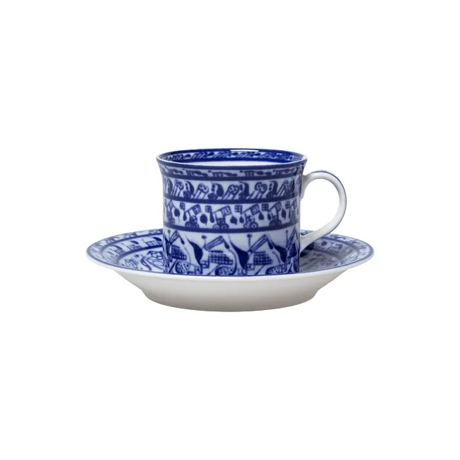Cobolti tazza con piattino - Blu, 2 pezzi - Rörstrand