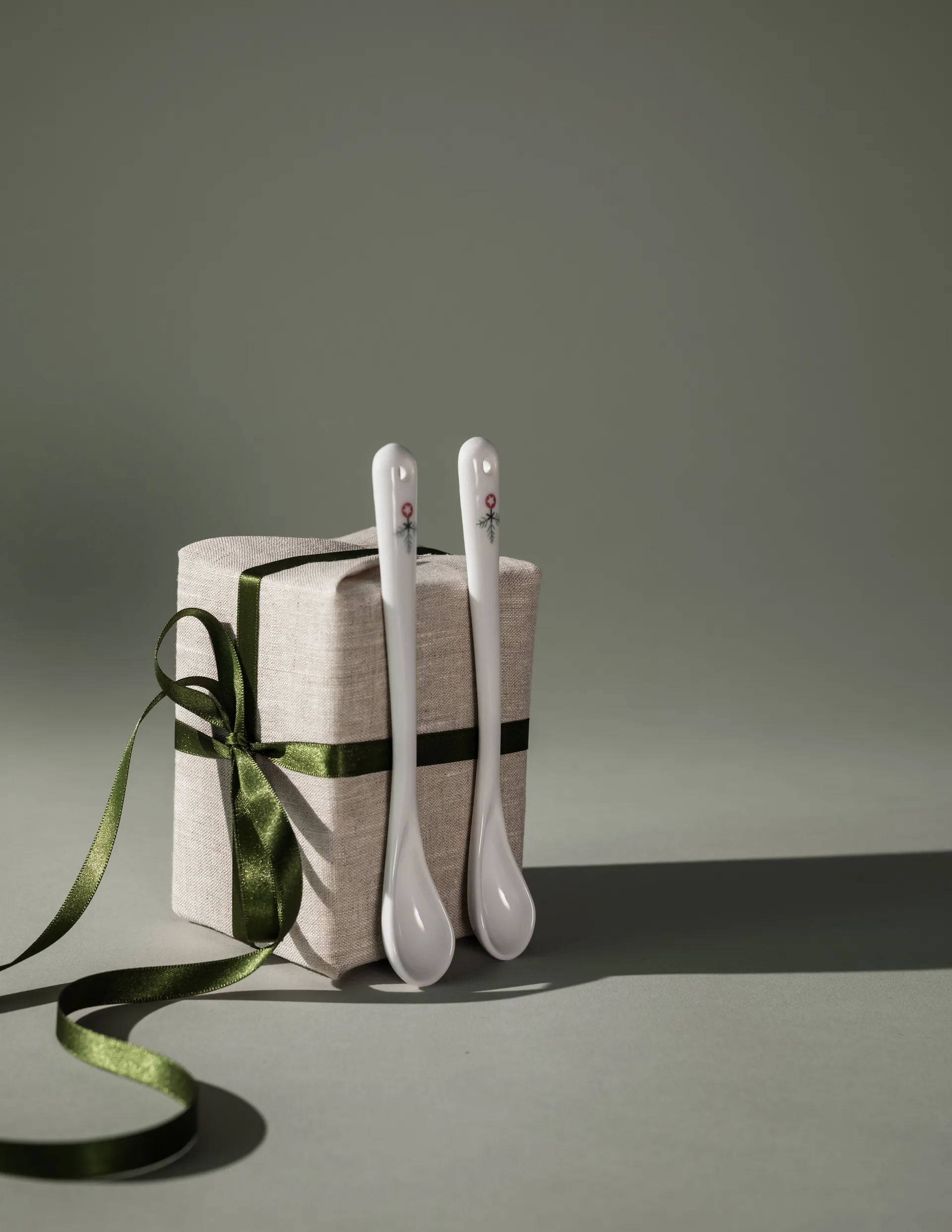 Cucchiaio Swedish Grace Winter confezione da 2 pezzi, Bianco Rörstrand