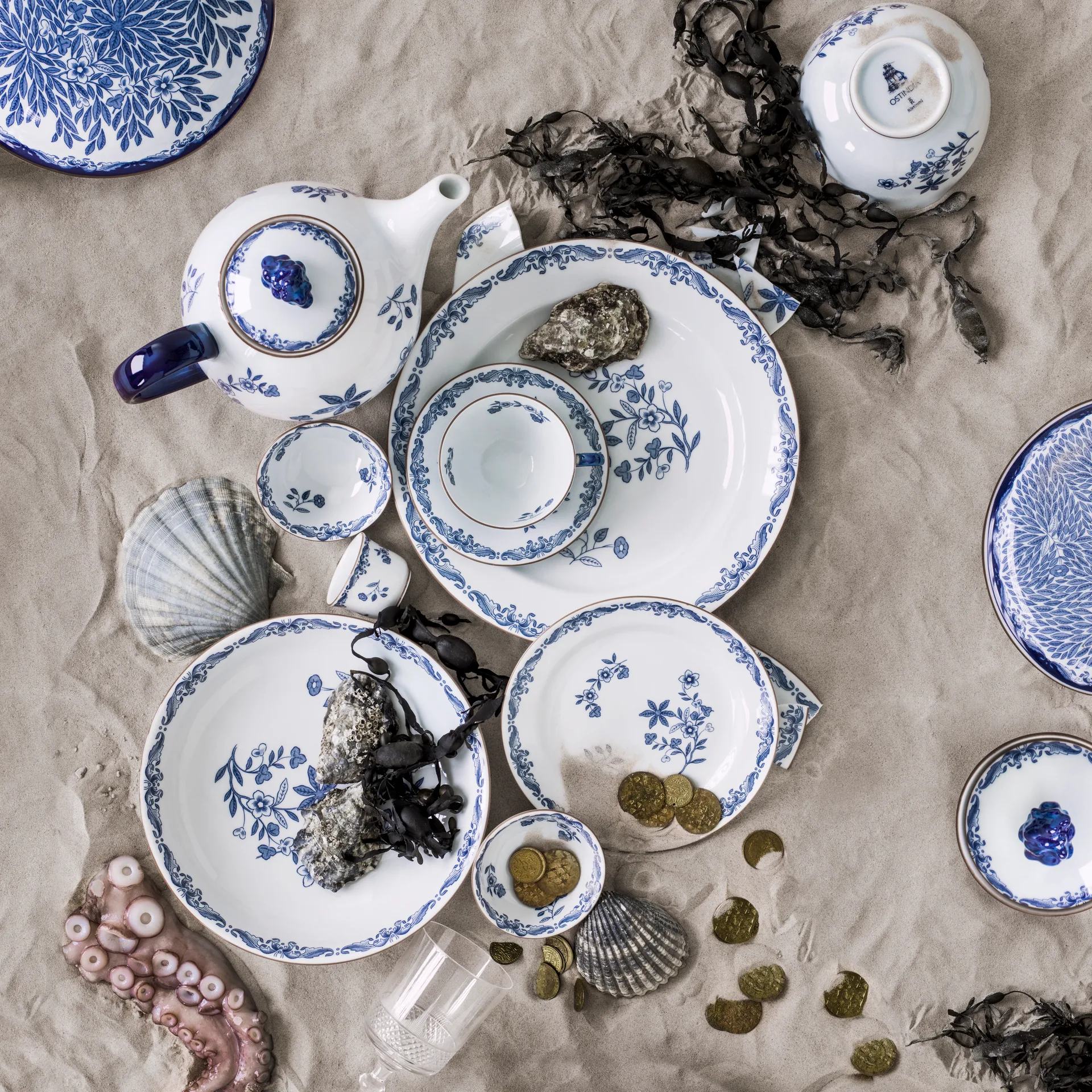 Piattino Ostindia, 18 cm Rörstrand