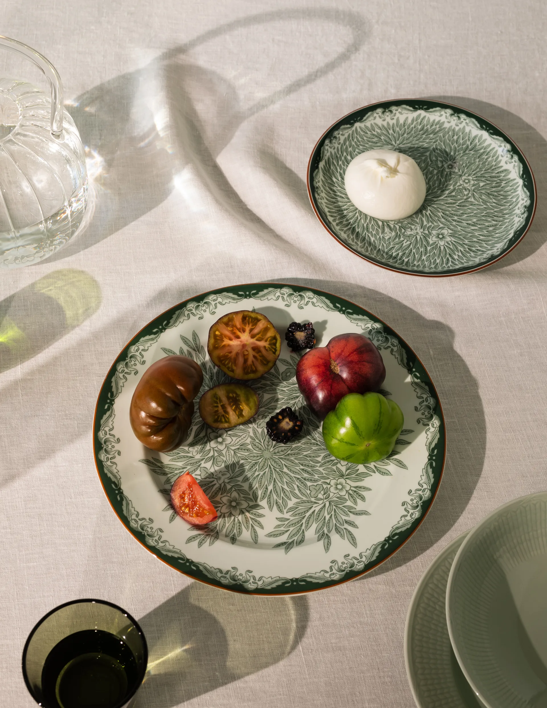 Piattino Ostindia Floris Ø16 cm, Verde Rörstrand