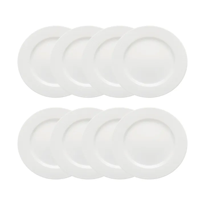 Piattino Swedish Grace Ø17 cm confezione da 8 - Neve (bianco) - Rörstrand