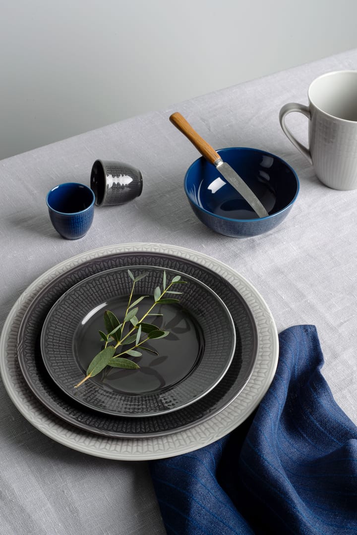 Piatto contorno Swedish Grace Ø17 cm, stone (grigio scuro) Rörstrand