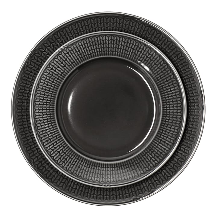 Piatto contorno Swedish Grace Ø17 cm, stone (grigio scuro) Rörstrand