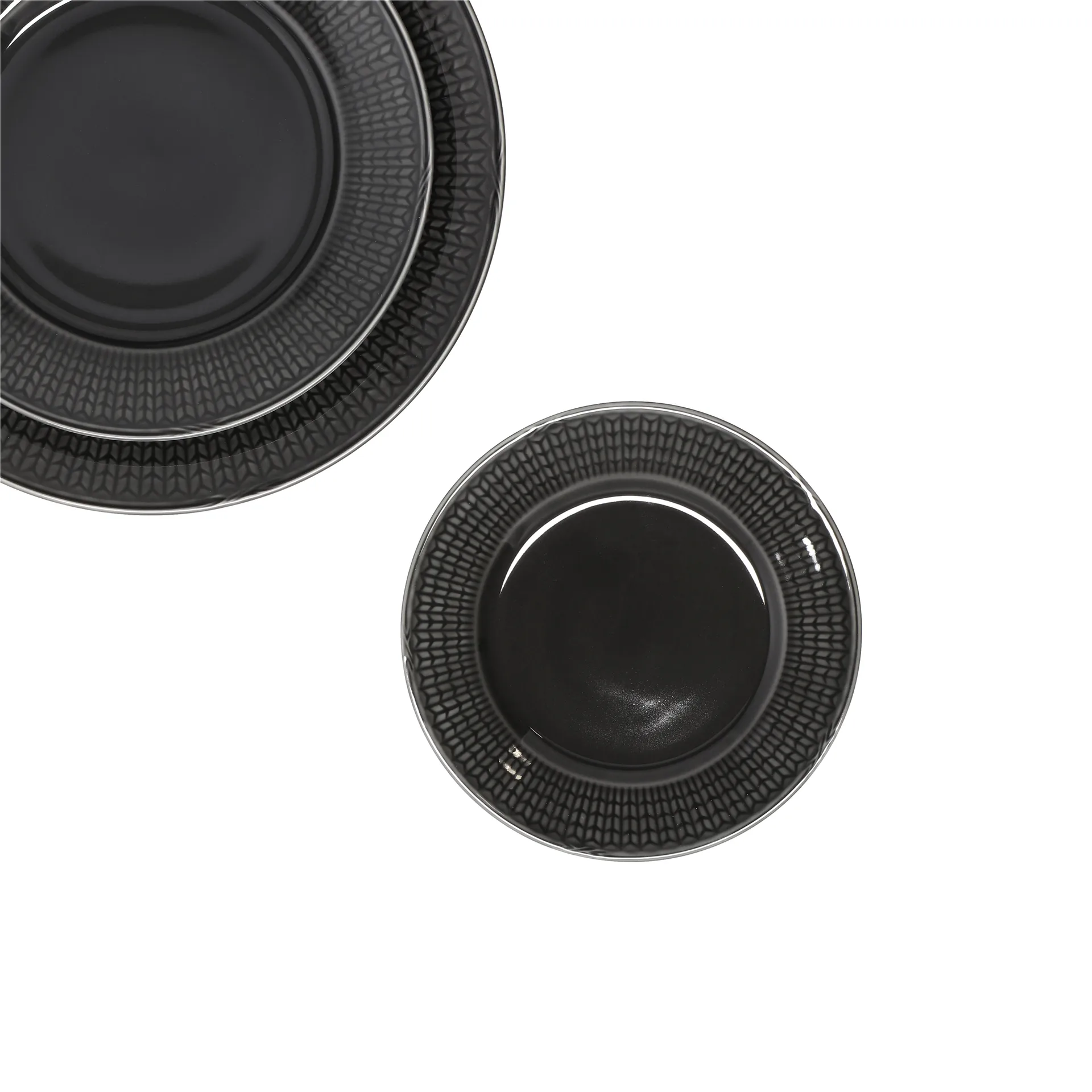 Piatto contorno Swedish Grace Ø17 cm, stone (grigio scuro) Rörstrand