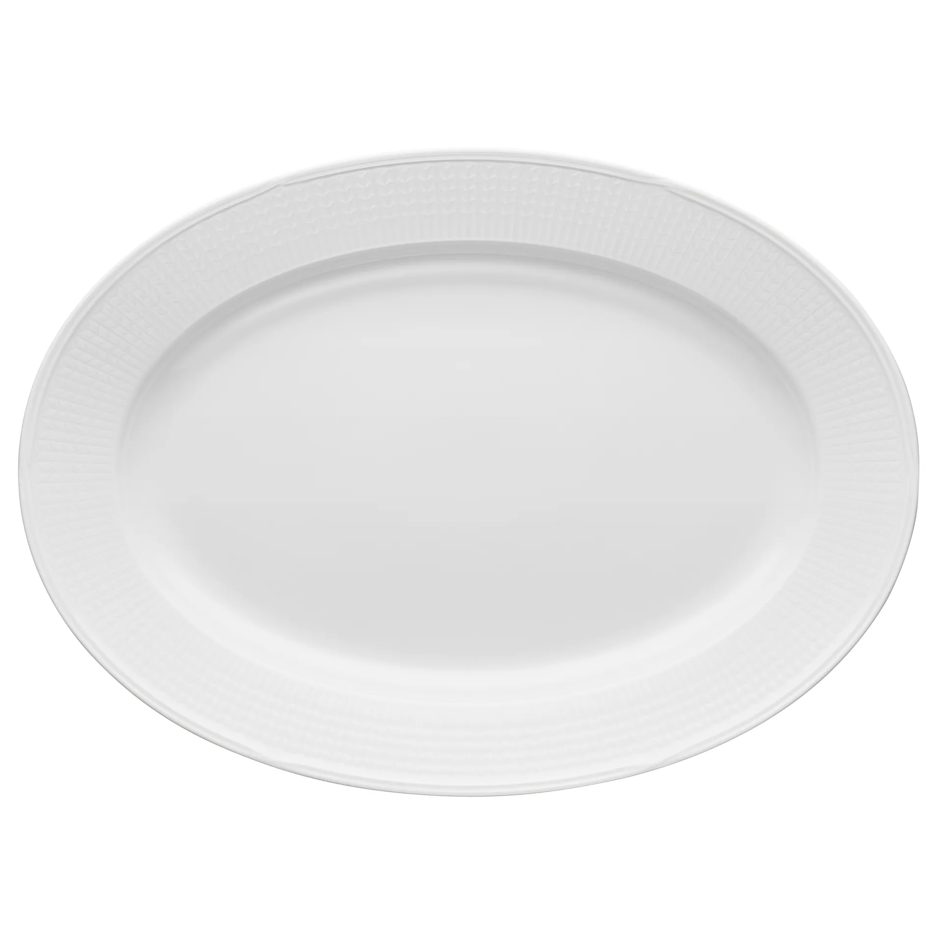 Piatto da portata Swedish Grace ovale 29x40 cm, snow (bianco) Rörstrand
