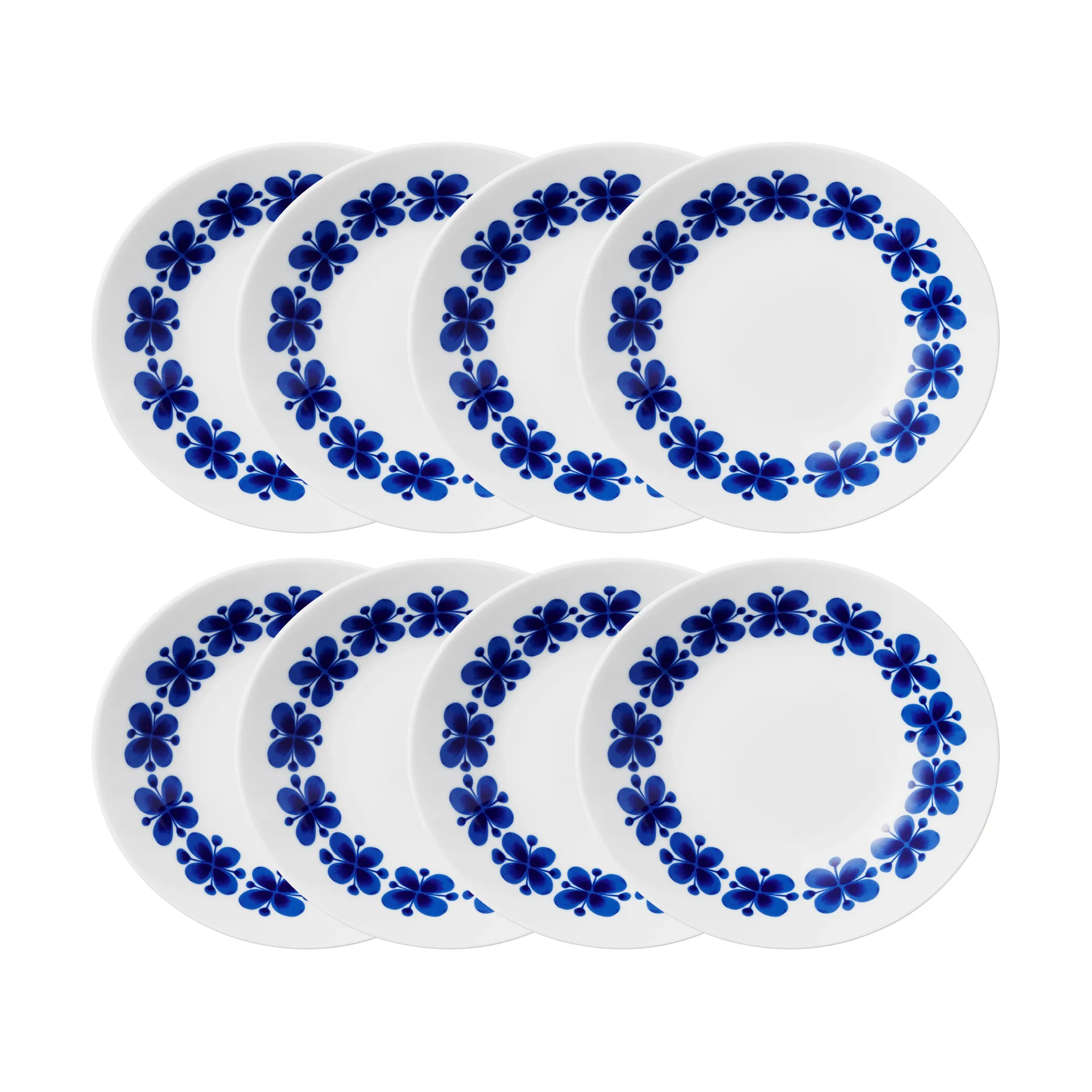 Piatto fondo Mon Amie Ø20 cm confezione da 8 - Blu,  Rörstrand