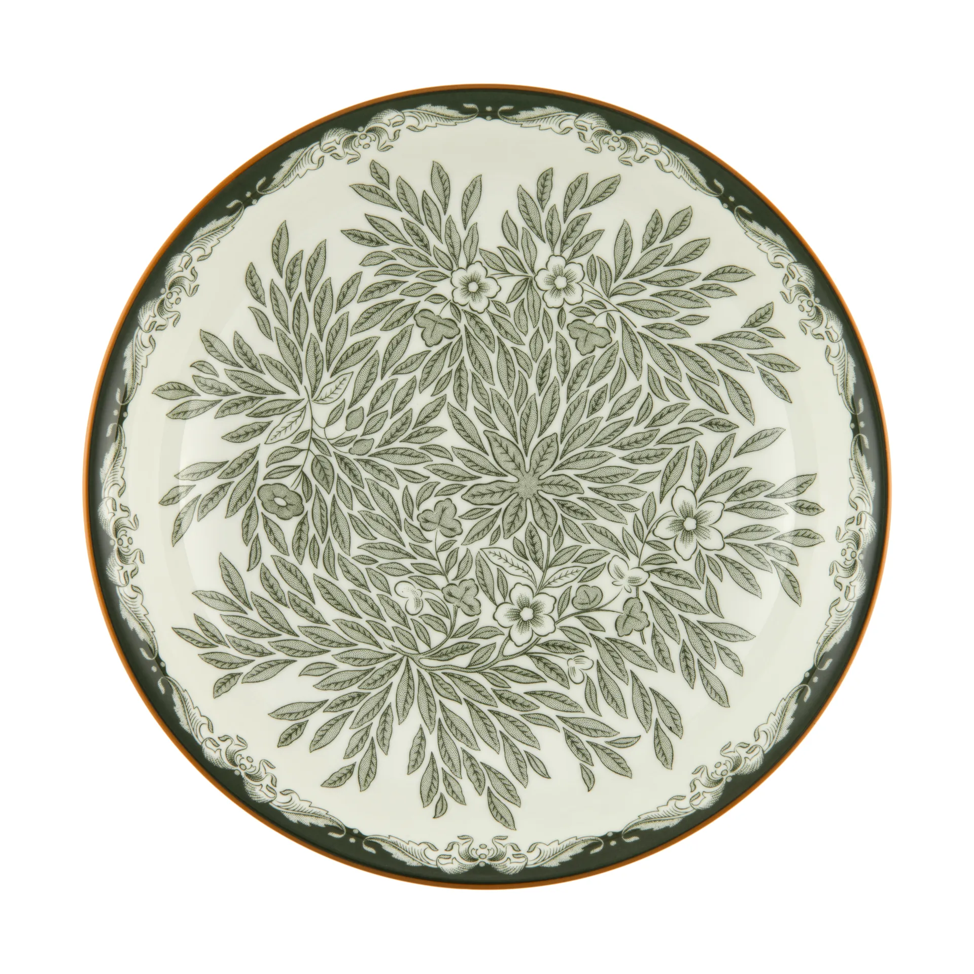 Piatto fondo Ostindia Floris Ø22 cm, Verde Rörstrand