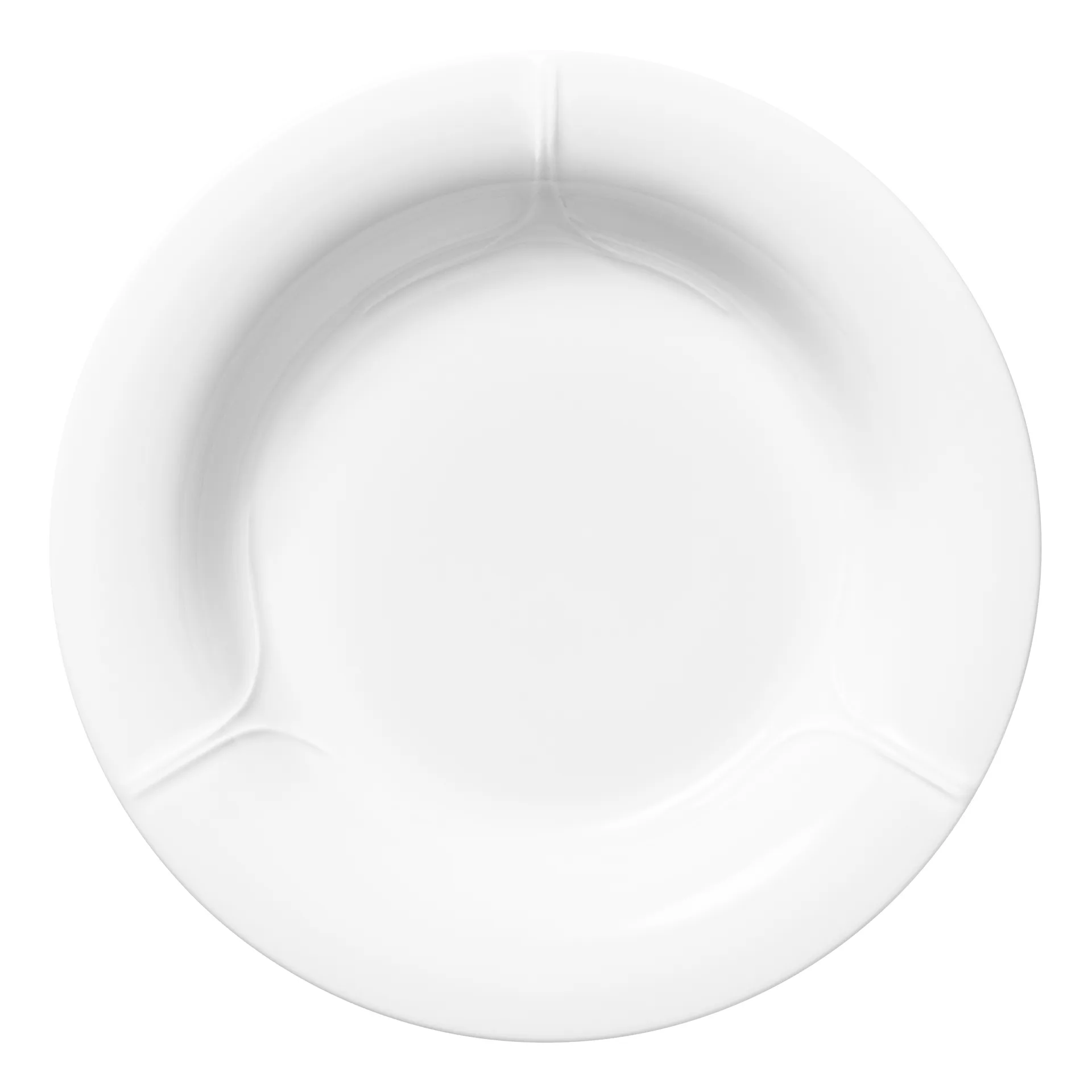 Piatto fondo Pli Blanc 23 cm, bianco Rörstrand