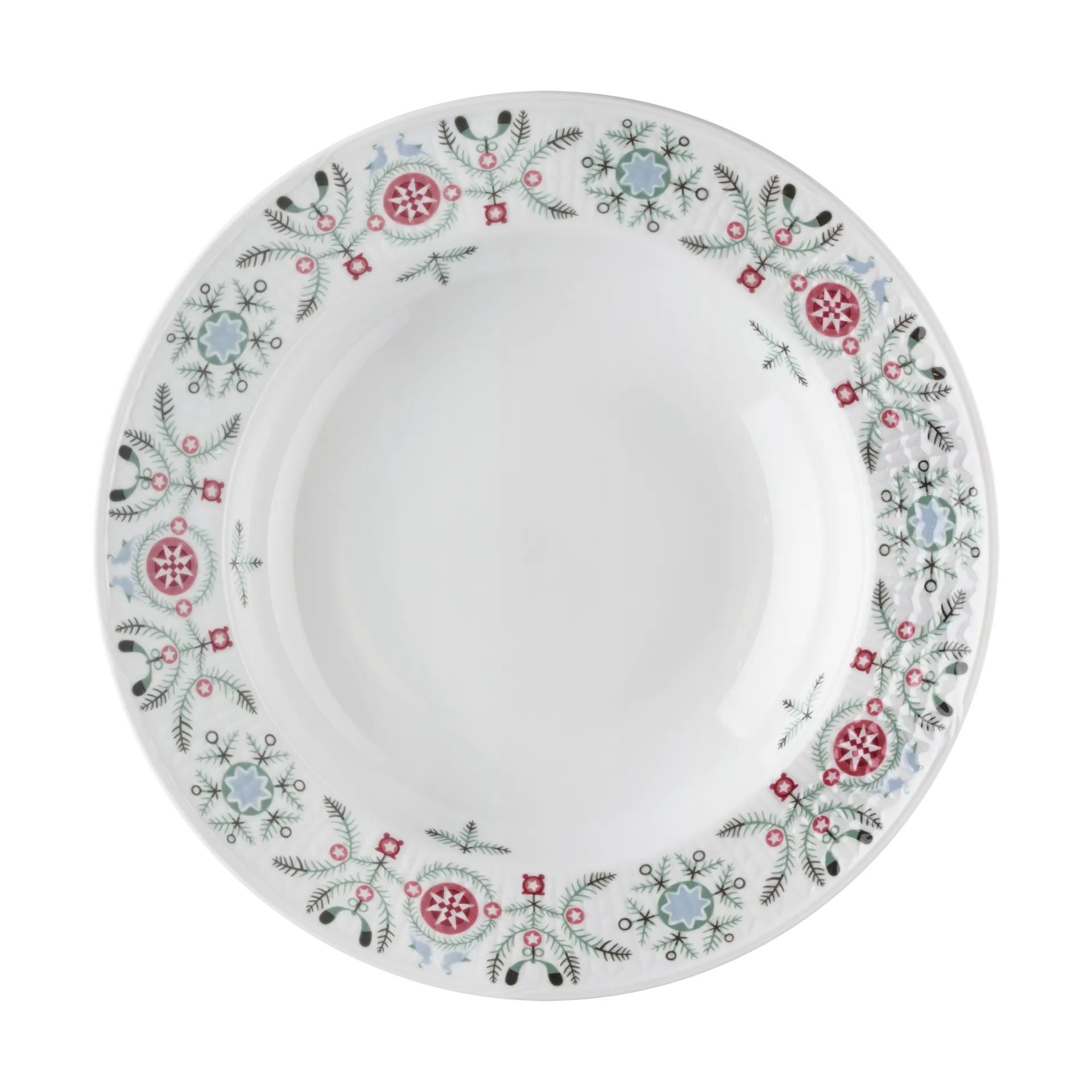 Piatto fondo Swedish Grace Winter Ø25 cm, Bianco Rörstrand