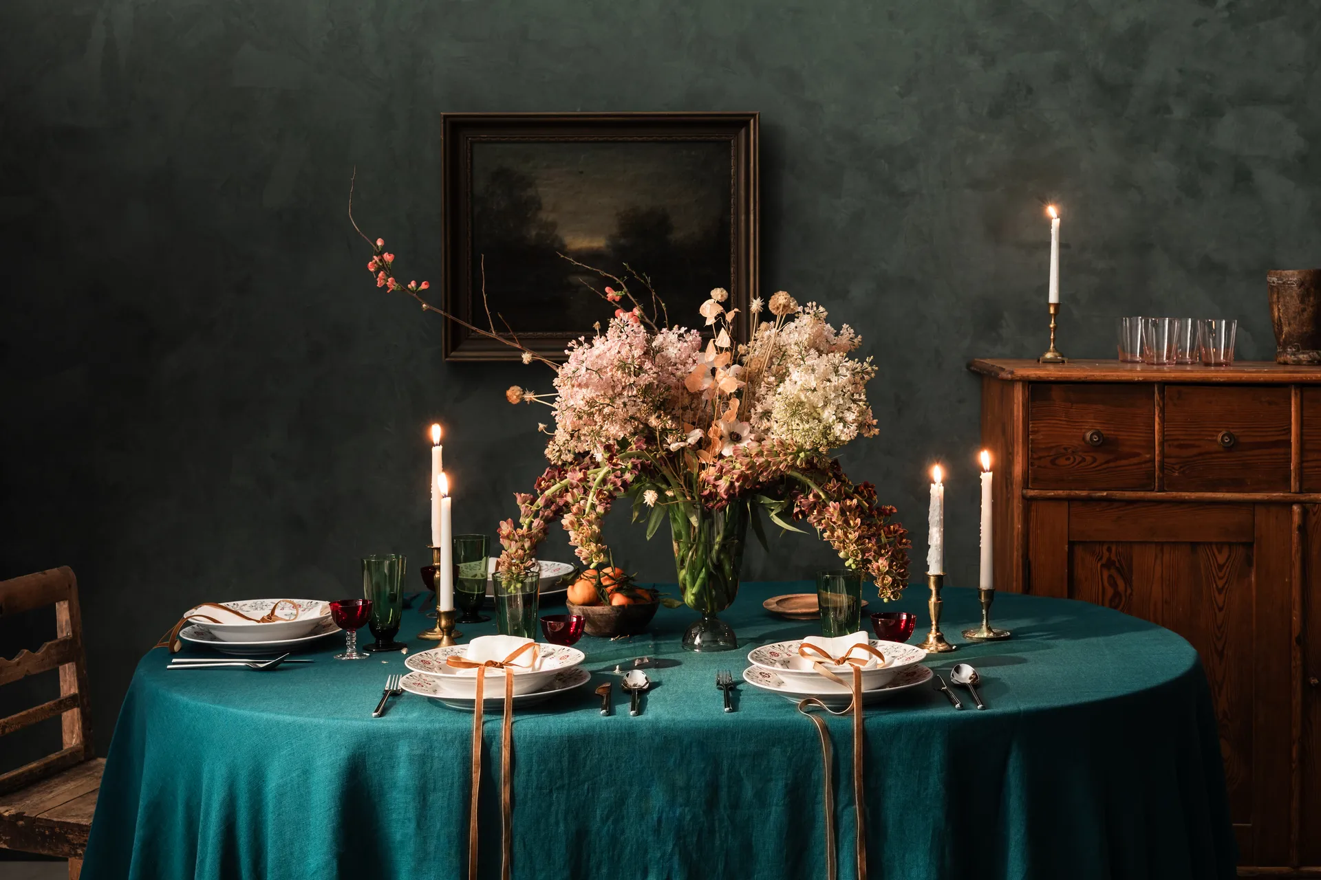 Piatto fondo Swedish Grace Winter Ø25 cm, Bianco Rörstrand