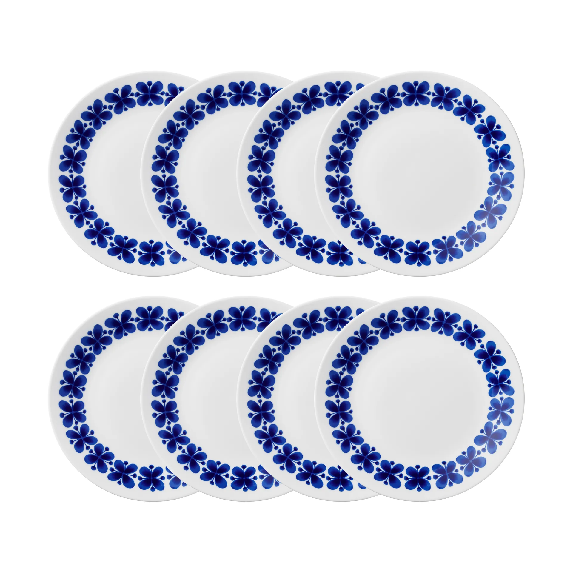 Piatto Mon Amie Ø24 cm confezione da 8 - Blu,  Rörstrand