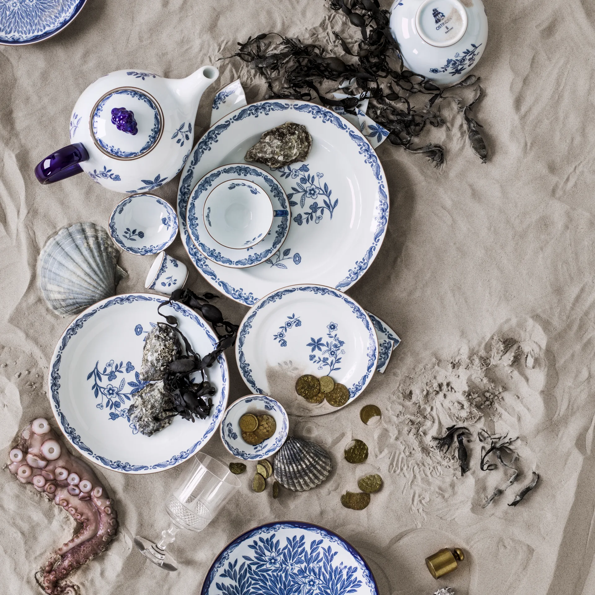 Piatto Ostindia, Blu, Ø21 cm Rörstrand