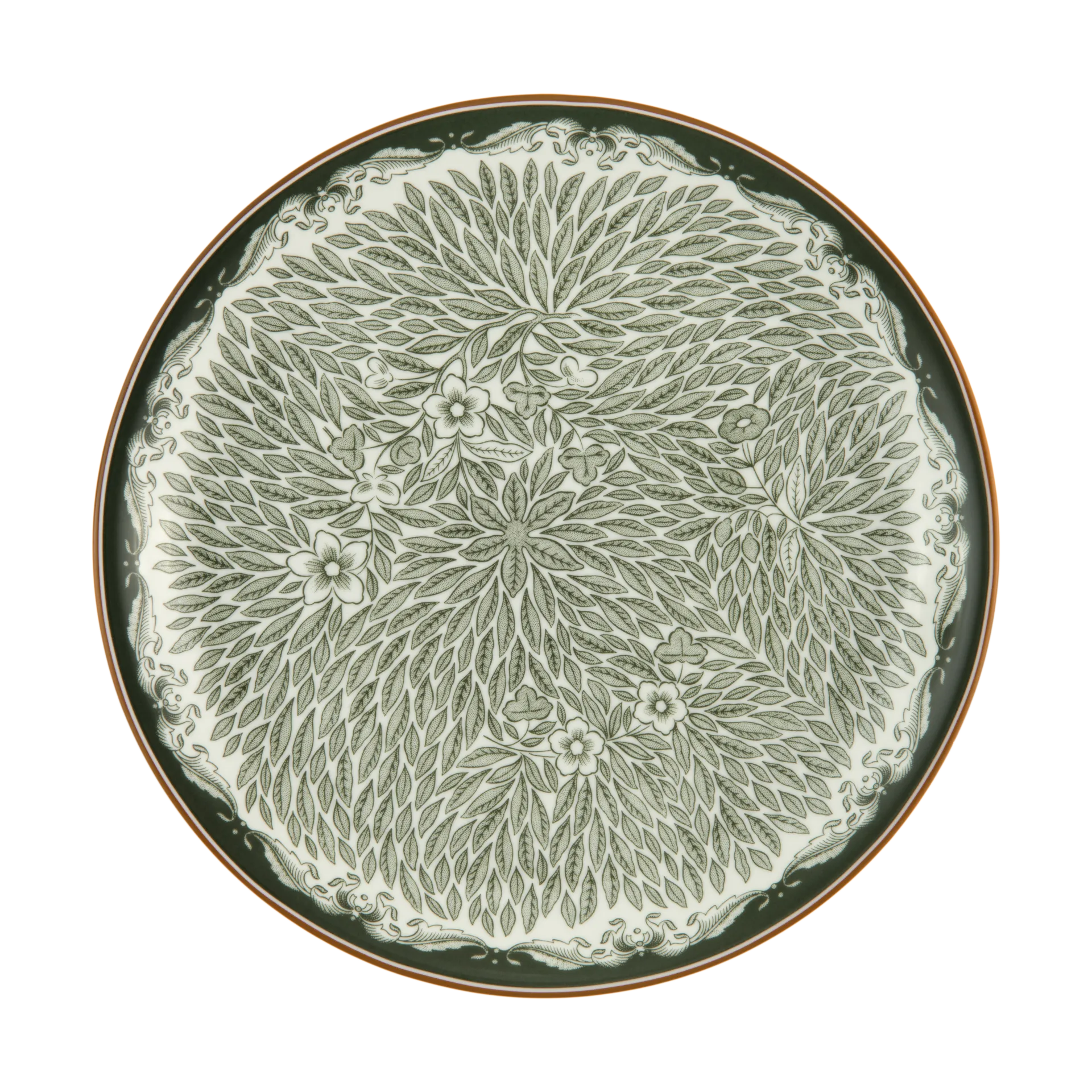 Piatto Ostindia Floris Ø20 cm, Verde Rörstrand