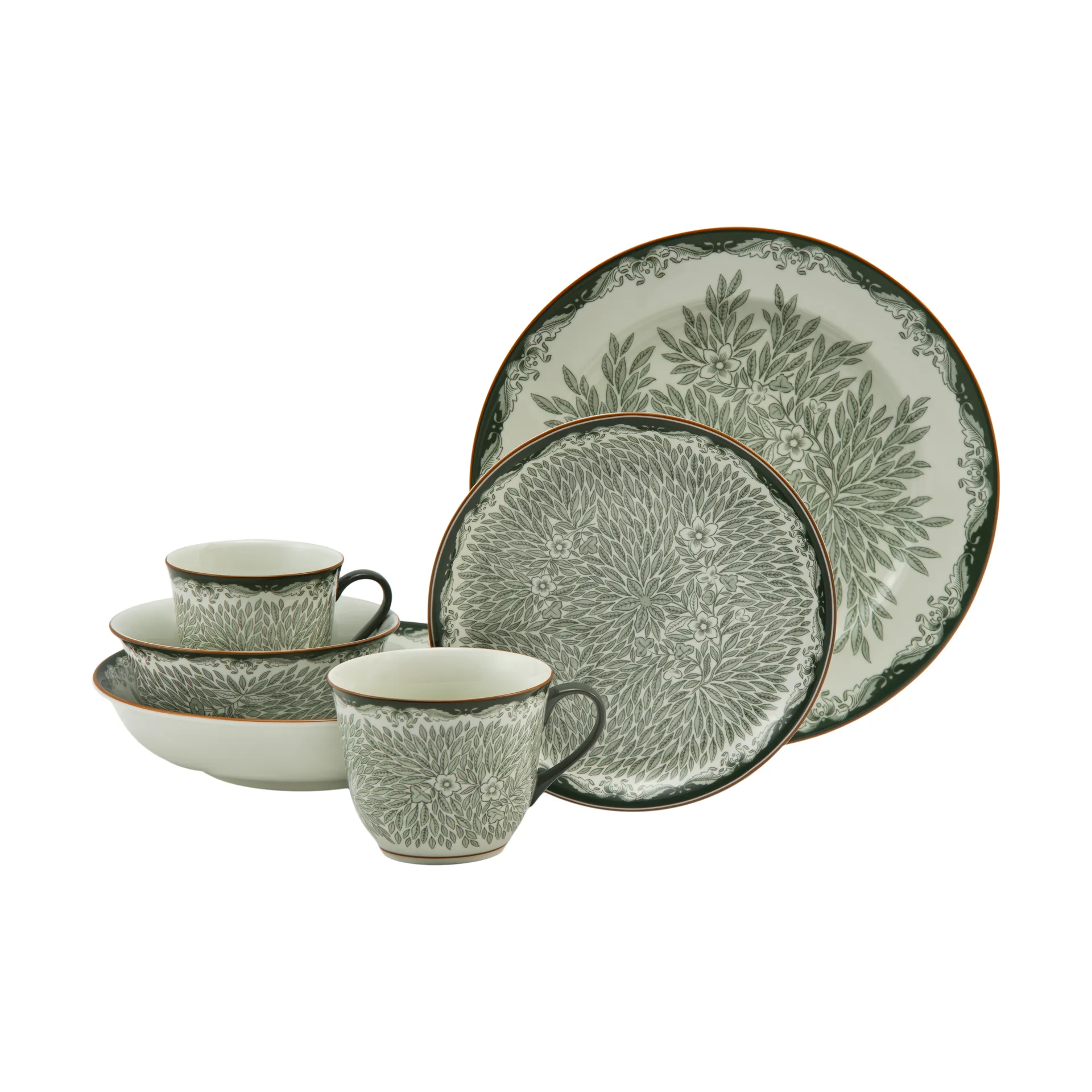 Piatto Ostindia Floris Ø27 cm, Verde Rörstrand