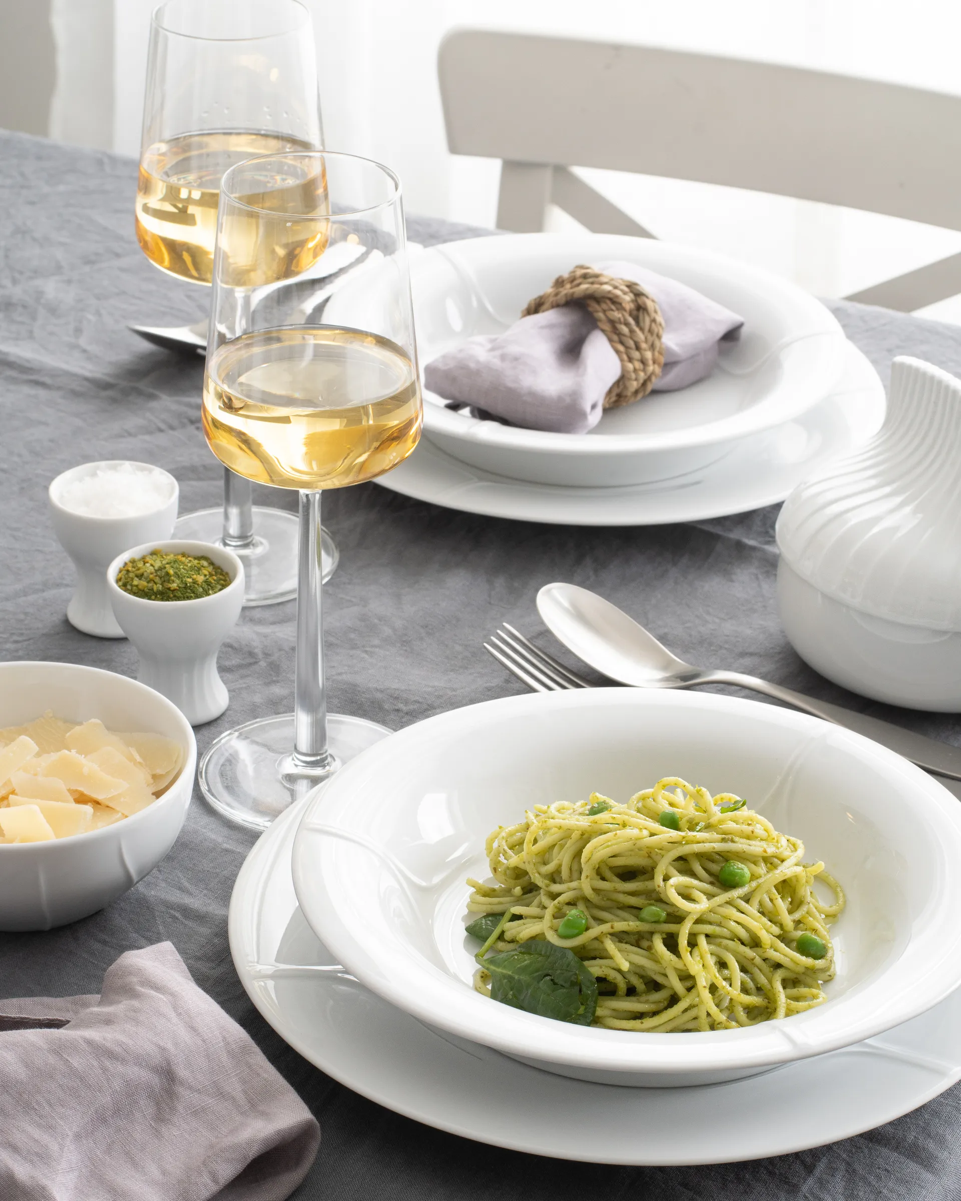 Piatto Pli Blanc 26 cm, bianco Rörstrand