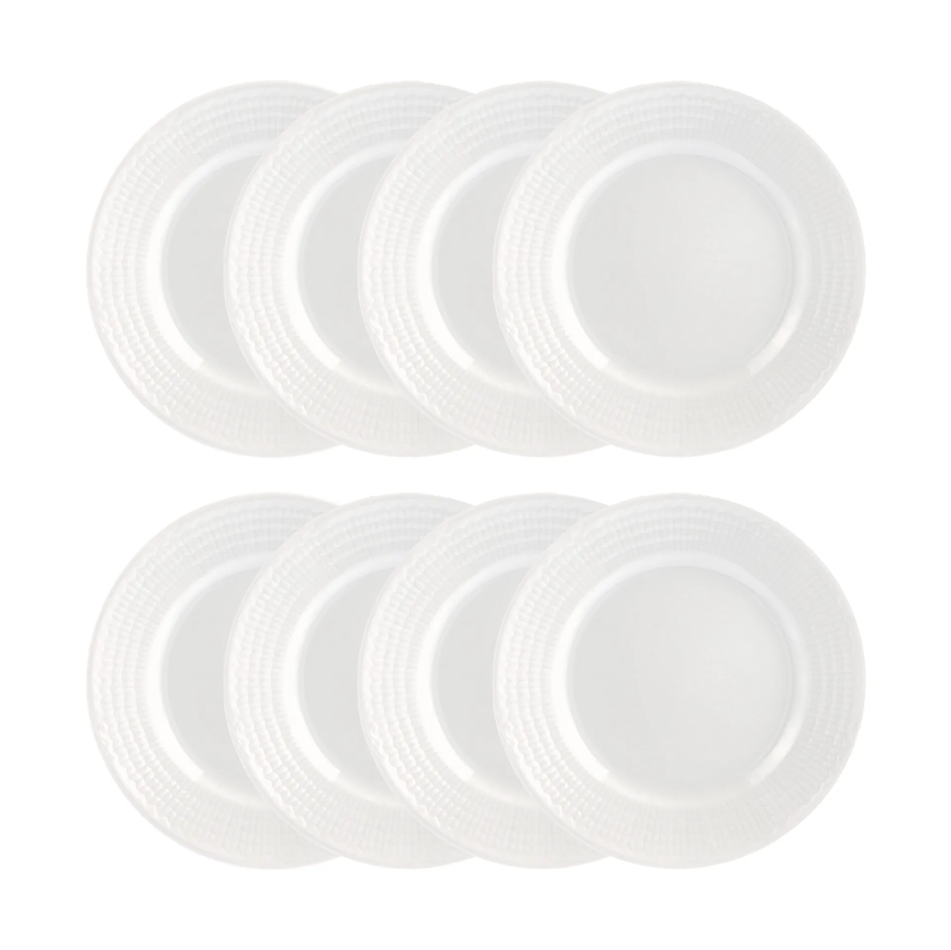 Piatto Swedish Grace Ø21 cm confezione da 8 - Neve (bianco),  Rörstrand