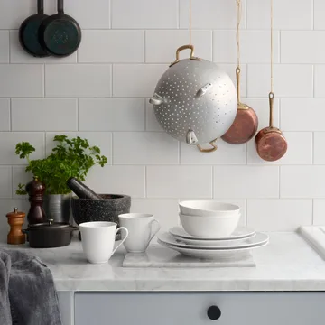 Piatto Swedish Grace Ø21 cm confezione da 8 - Neve (bianco) - Rörstrand