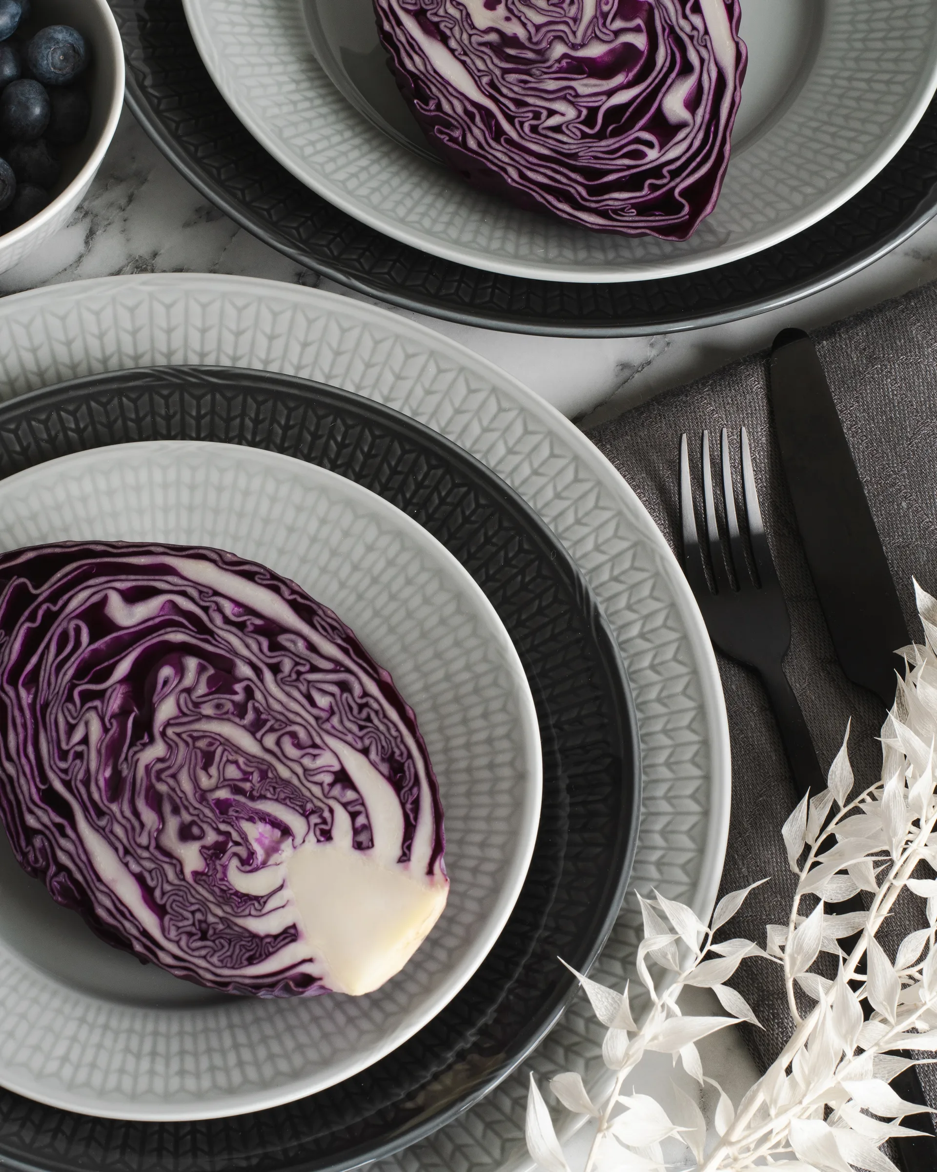 Piatto Swedish Grace Ø 24 cm, Mist (grigio) Rörstrand