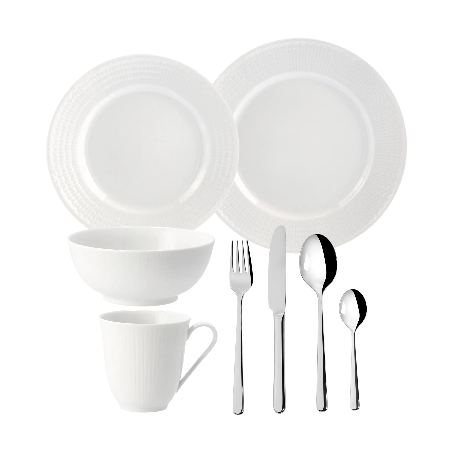 Set iniziale Swedish Grace & Polar - Neve (bianco),  Rörstrand
