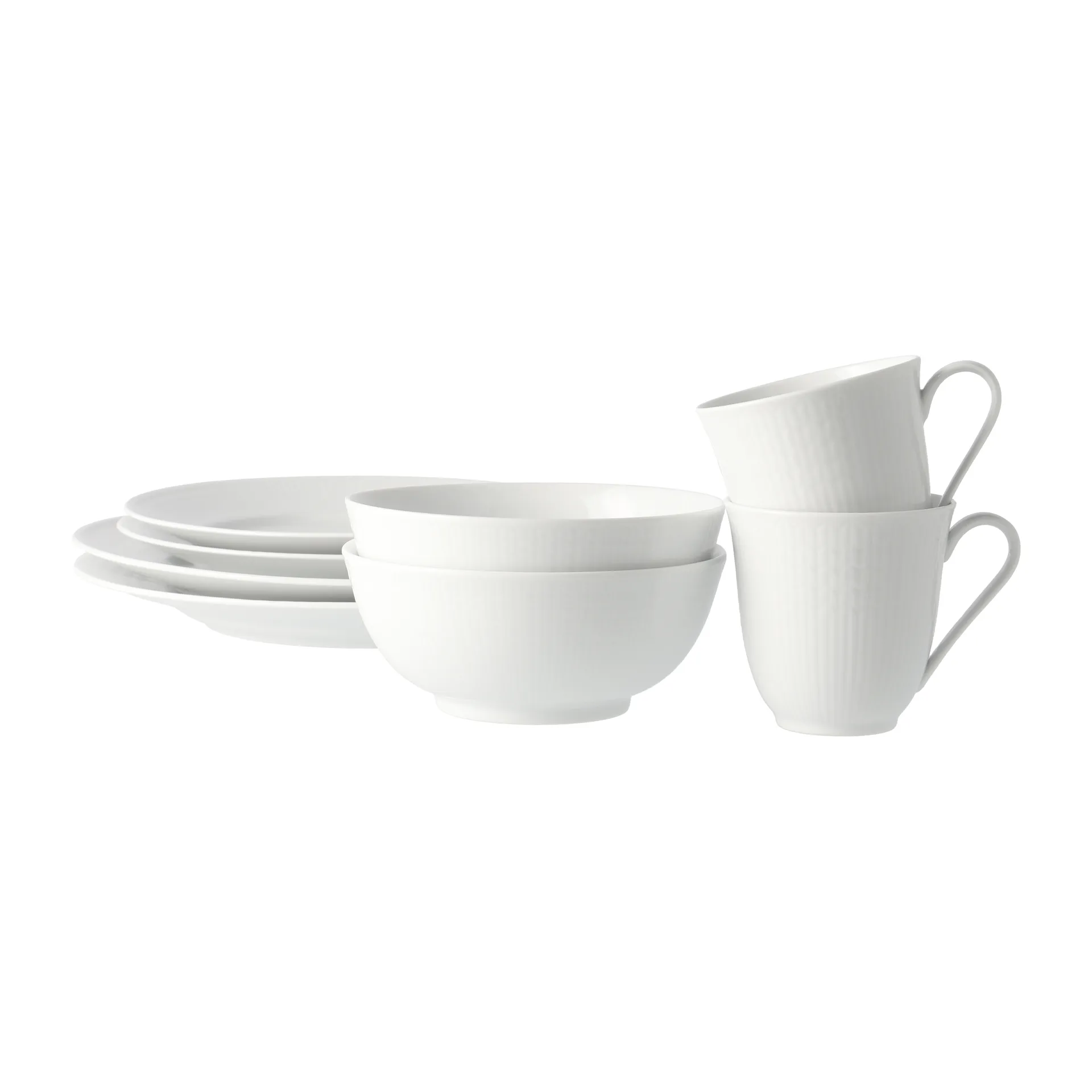 Set per antipasto Swedish Grace neve, 8 pz Rörstrand