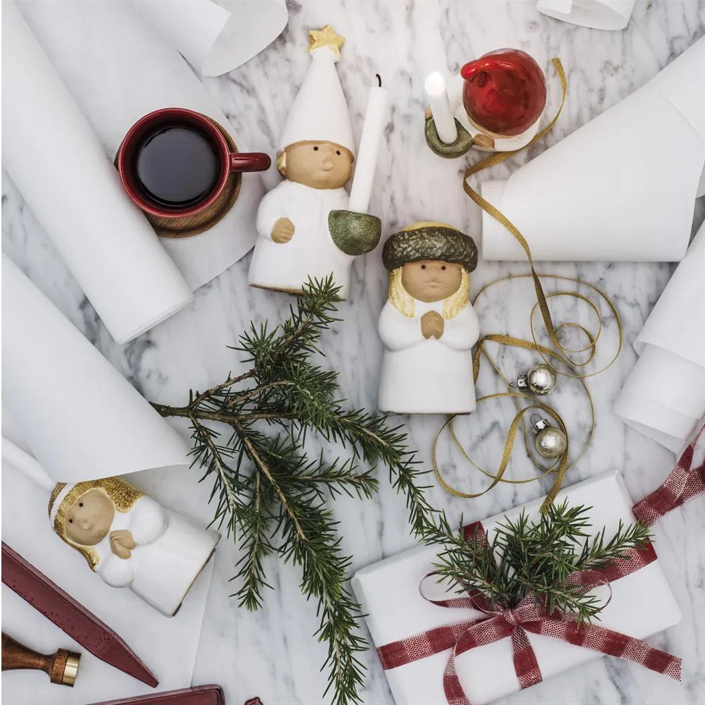 Statuina bambino dell'Avvento Tärna, bianco Rörstrand