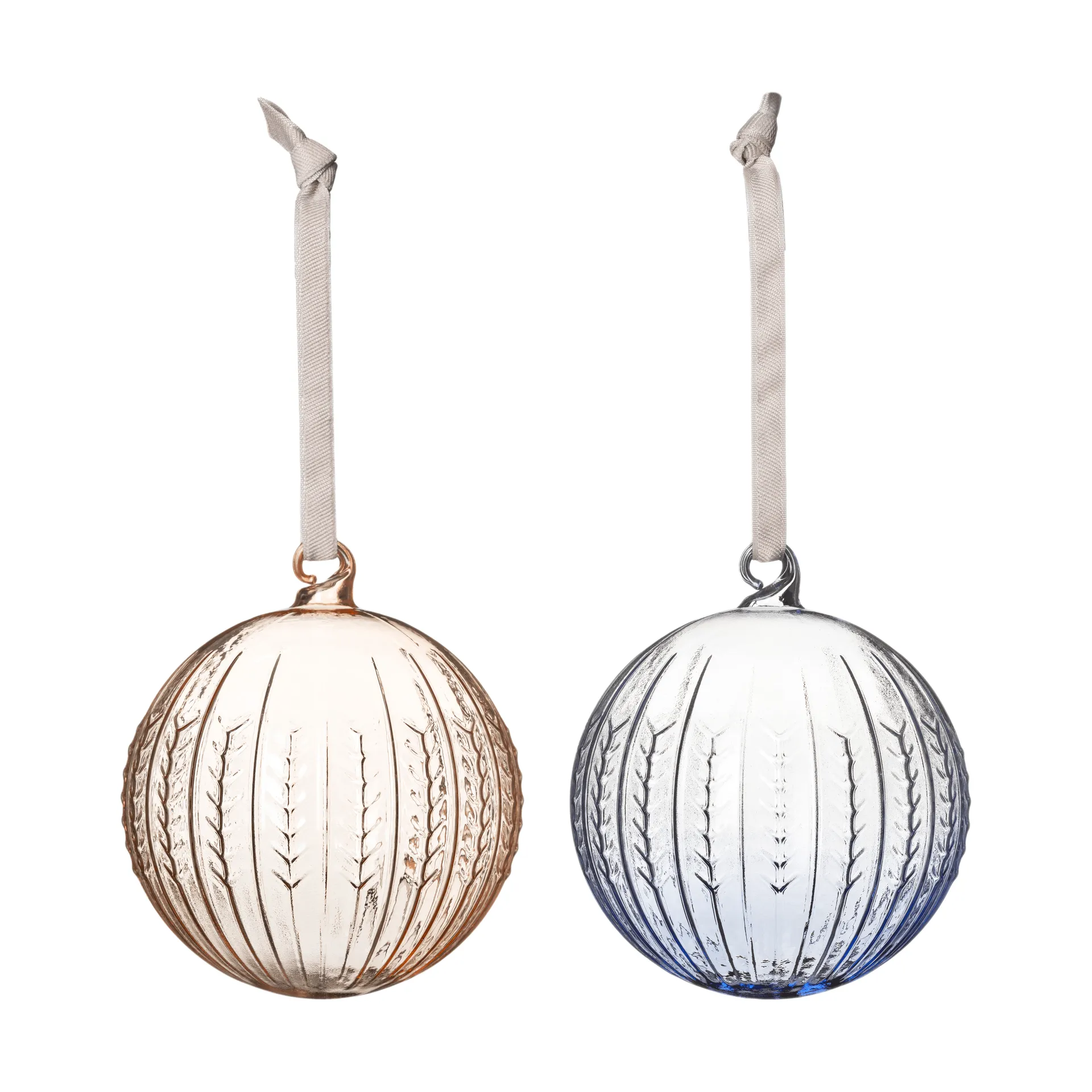 Swedish Grace pallina di Natale, Jubilee-blu, 2 pezzi Rörstrand