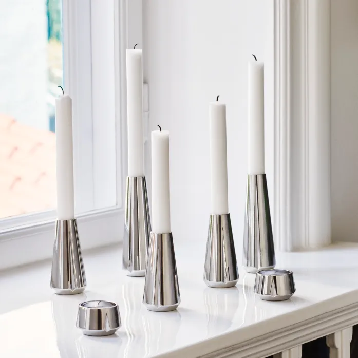 Candeliere Grand Cru 10 cm, Cromo Rosendahl