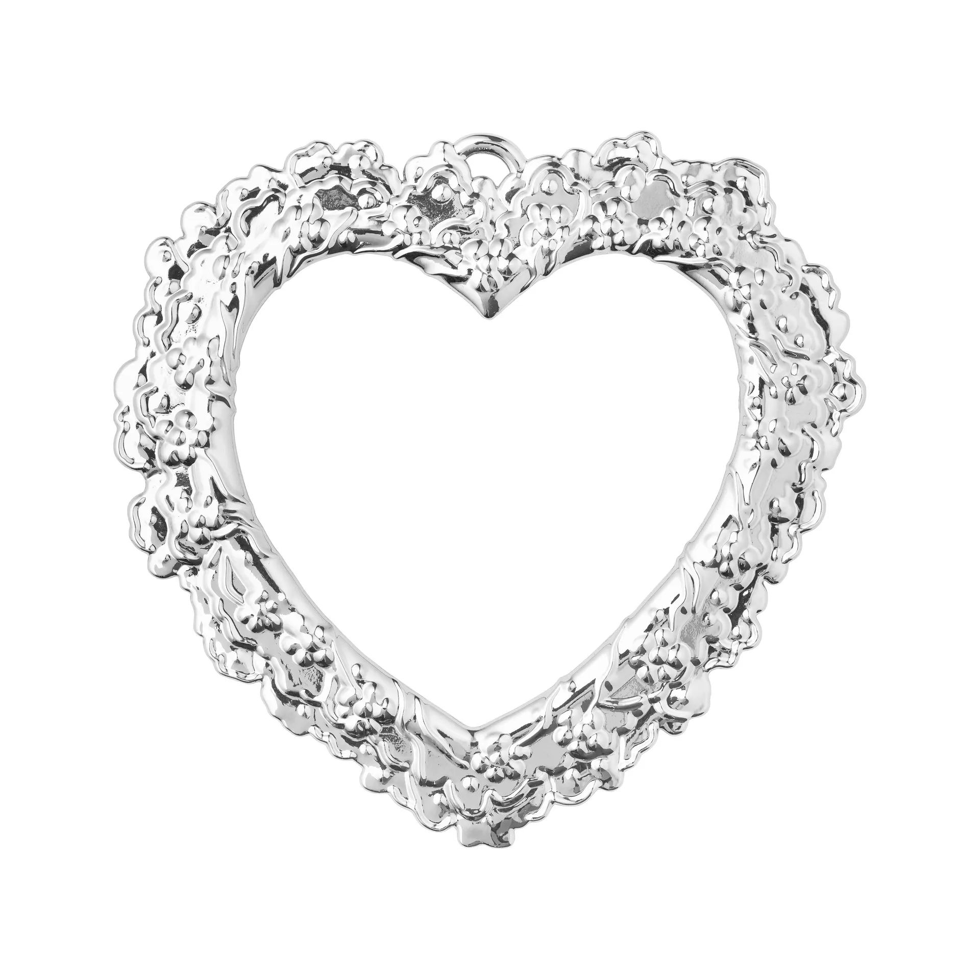 Decorazione Karen Blixen per finestra, Cuore di fiori, Silver Rosendahl