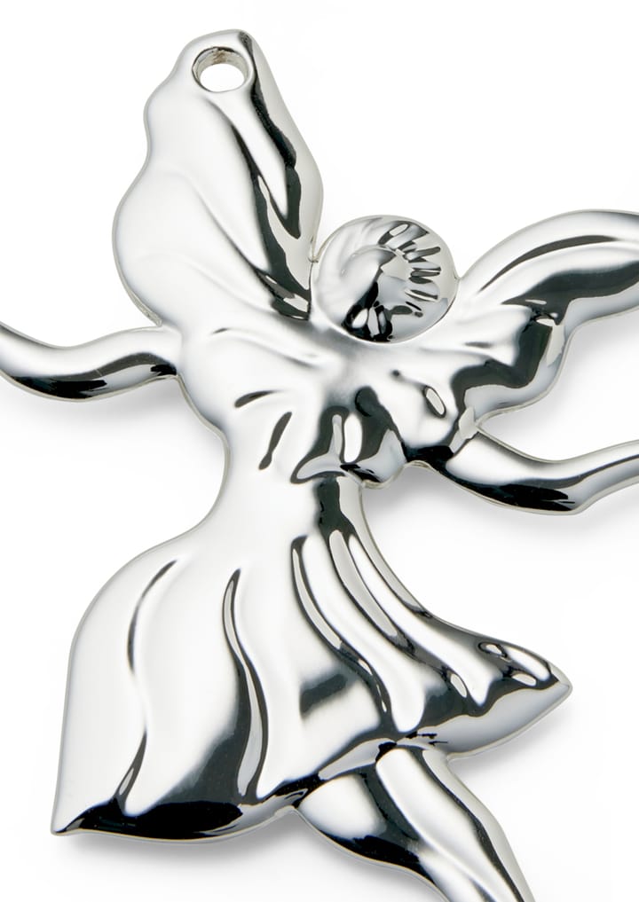 Decorazione natalizia angelo danzante 7 cm, Argentato Rosendahl
