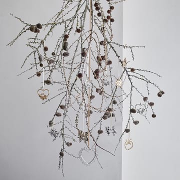 Decorazione natalizia Karen Blixen angeli sull'altalena - Placcato argento - Rosendahl