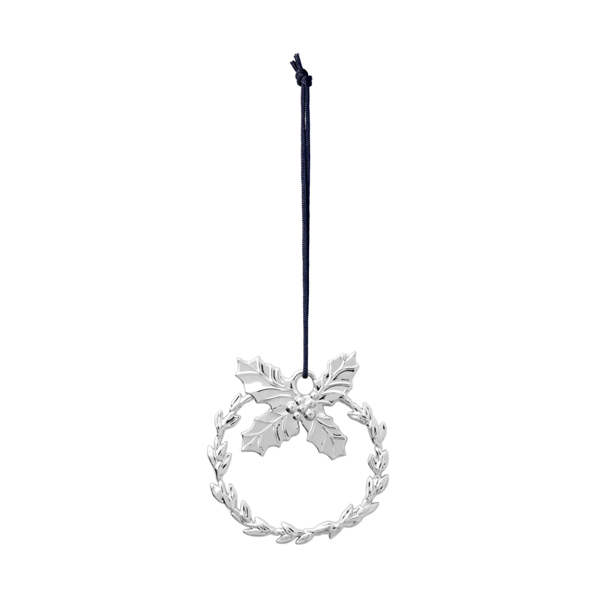 Decorazione natalizia Karen Blixen Holly, Placcato argento Rosendahl