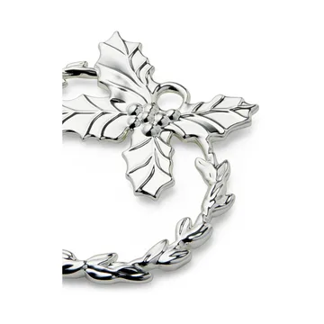 Decorazione natalizia Karen Blixen Holly - Placcato argento - Rosendahl