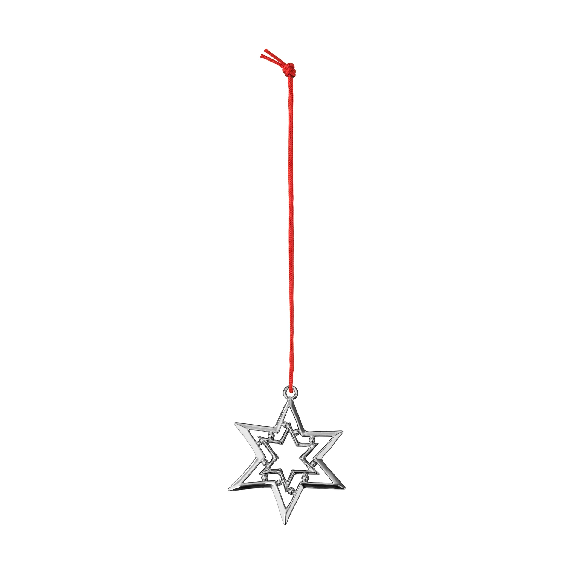 Decorazione natalizia Karen Blixen trillastjärna 8 cm, Argentato Rosendahl