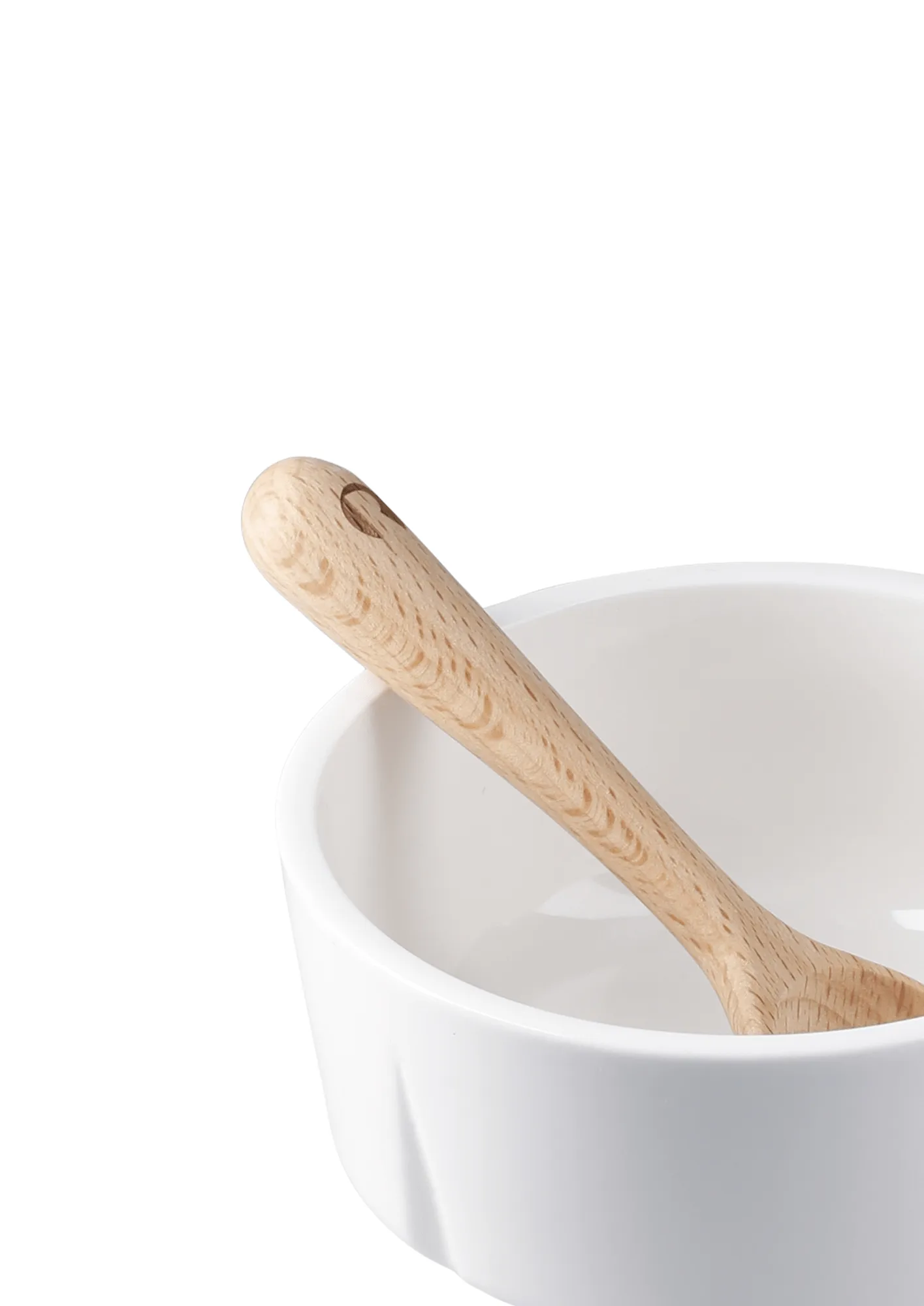 Grand Cru ciotola per snack e cucchiaio, Bianco, Ø10,5 cm Rosendahl