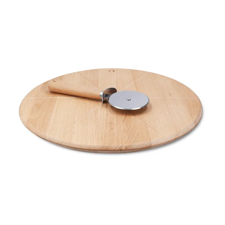 Grand Cru tagliere per pizza e tagliapizza - Faggio, Ø35 cm - Rosendahl