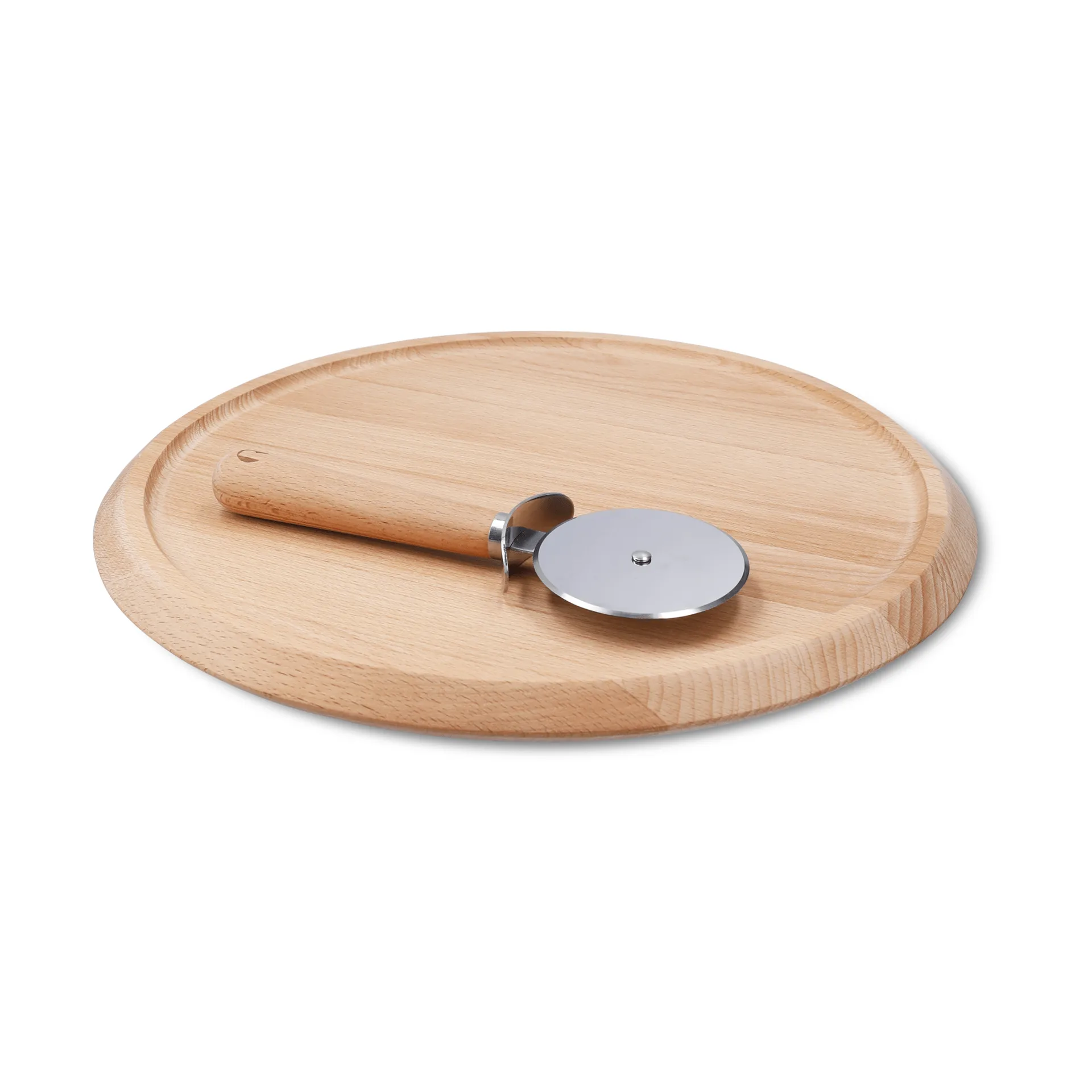 Grand Cru tagliere per pizza e tagliapizza, Faggio, Ø35 cm Rosendahl
