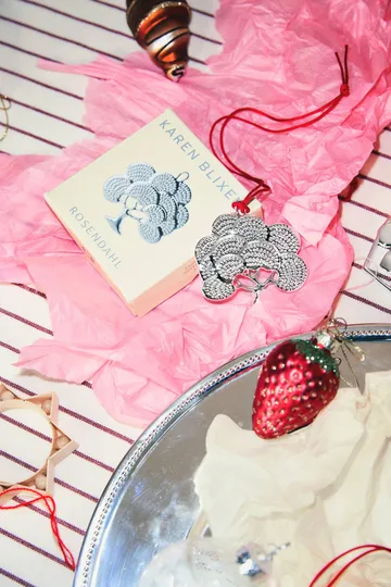 Karen Blixen decorazione in rovere - Placcato argento, 6 cm - Rosendahl