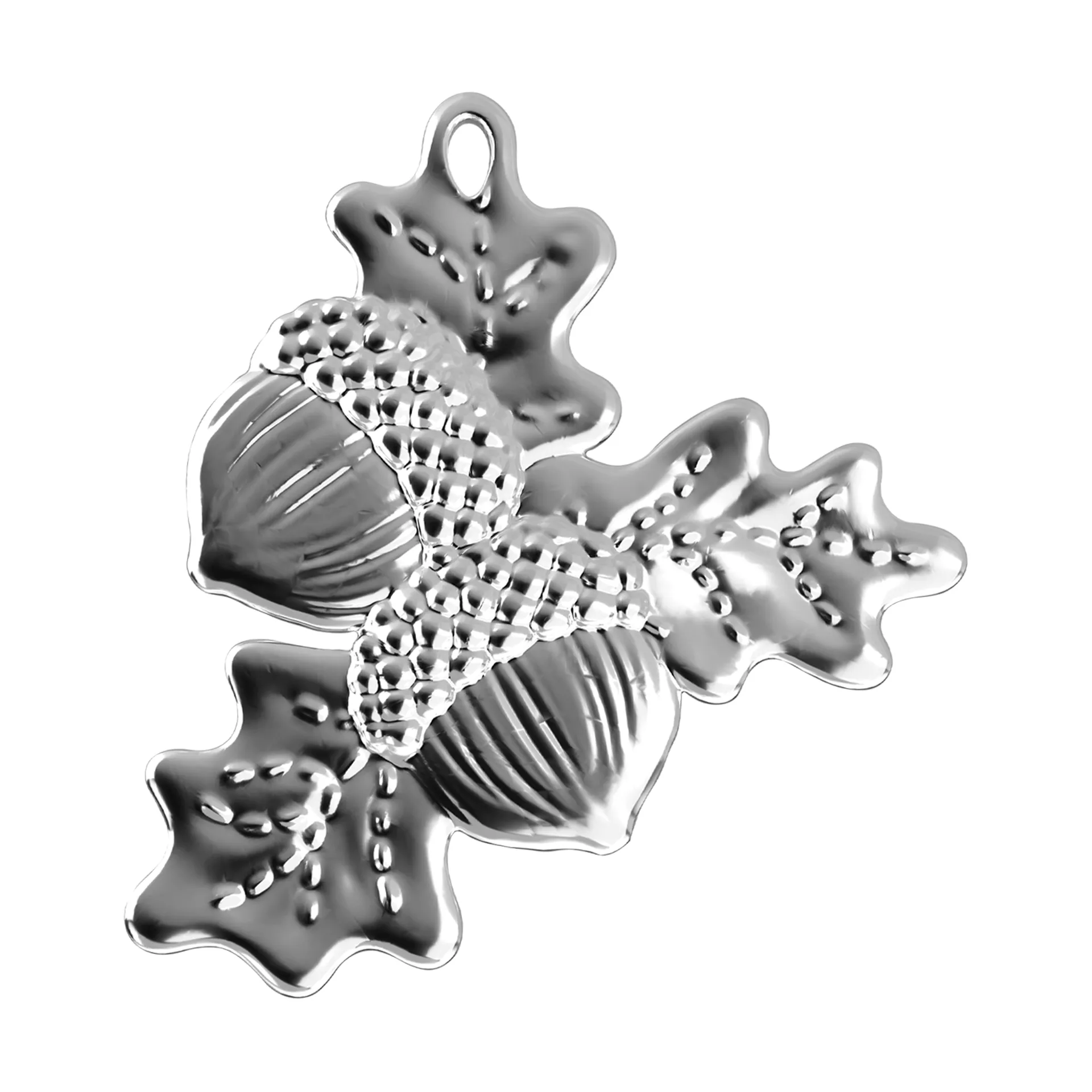 Karen Blixen enchanted acorn decorazione sospesa, Placcato in argento, 7 cm Rosendahl