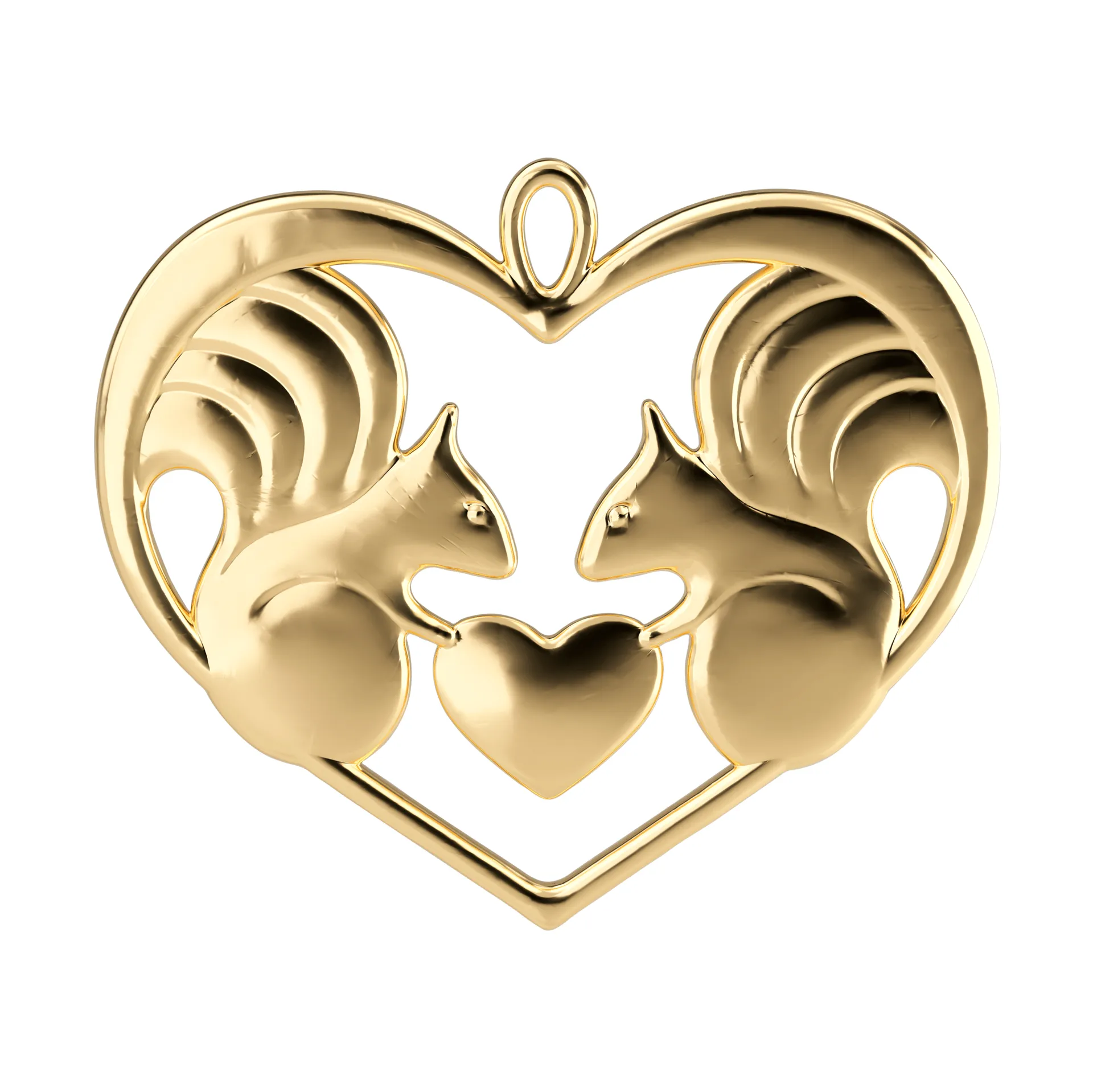 Karen Blixen nuts about you ornamento, Dorato, 6 cm Rosendahl