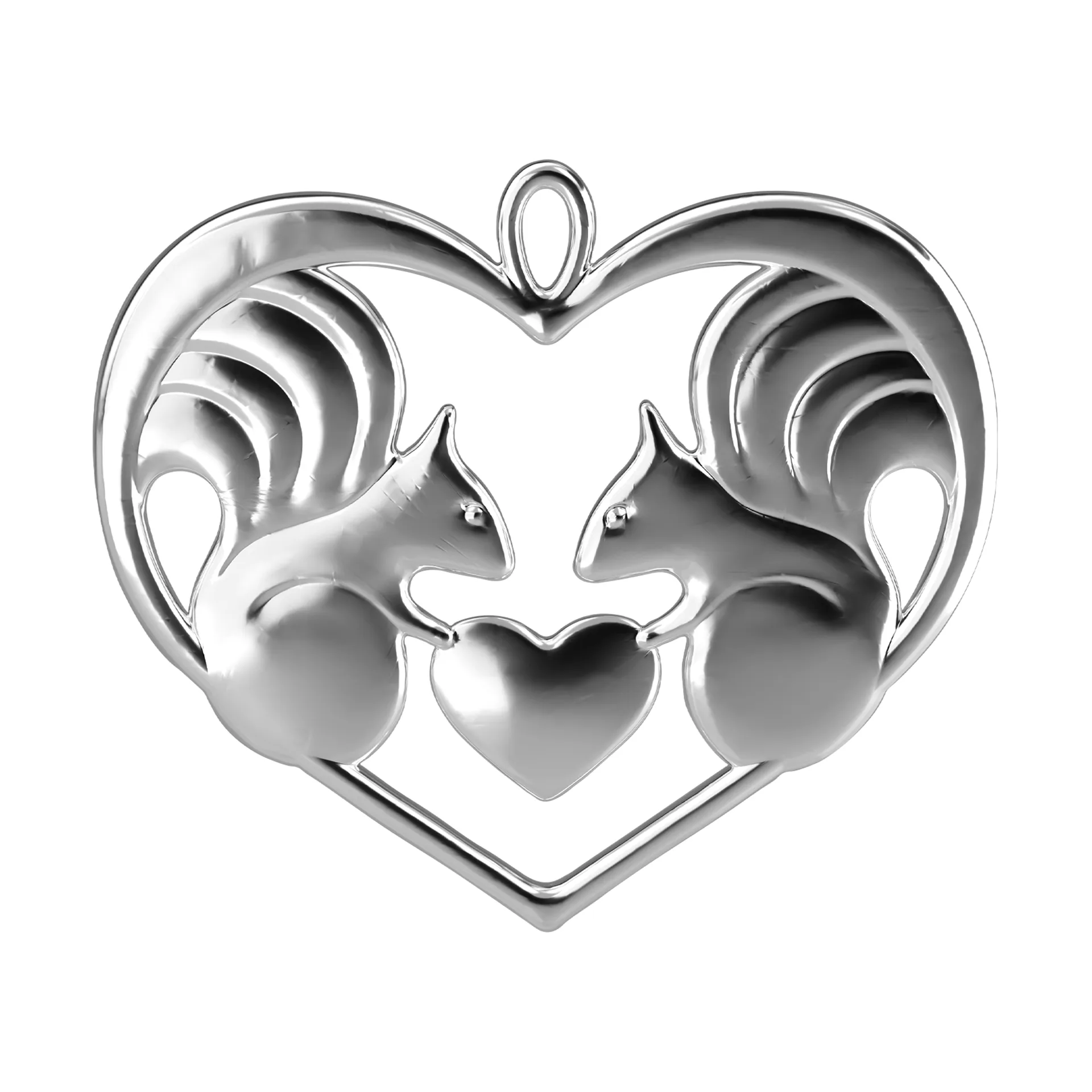 Karen Blixen nuts about you ornamento, Placcato argento, 6 cm Rosendahl
