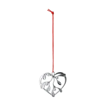 Karen Blixen sotto il vischio - Placcato argento, 6 cm - Rosendahl