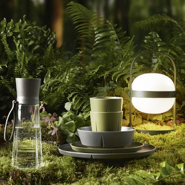 Lampada a celle solari Soft Spot, verde oliva - 25 cm - Rosendahl